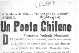 Un Poeta chileno.