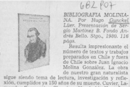 Bibliografía moliniana.