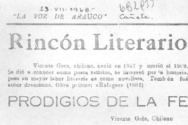 Rincón literario.