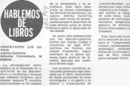 Observando los astros.