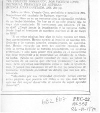 El Combate homérico.