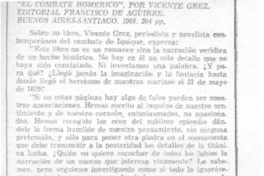 El Combate homérico.