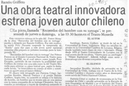 Una Obra teatral innovadora estrena joven autor chileno.
