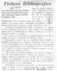 El mensaje de los peces