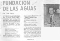 Fundación de las aguas