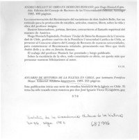 Andrés Bello y su obra en derecho romano