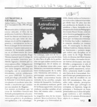 Astrofísica general