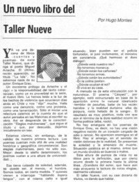 Un Nuevo libro del taller nueve