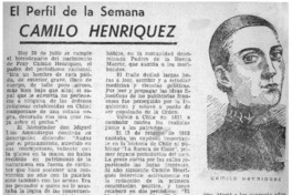 Camilo Henríquez.