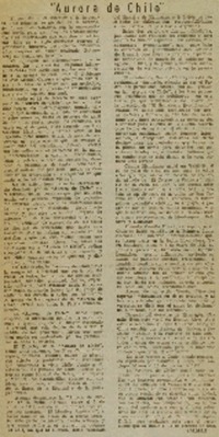 Aurora de Chile"