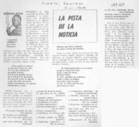 La pista de la noticia