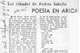 Poesía en Arica