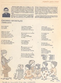 Enigmas infantiles.