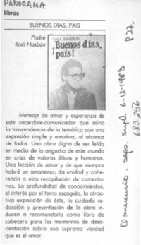 Buenos días, país.