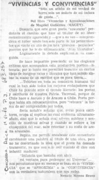 "Vivencias y convivencias"