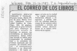 Santiago, espacio urbano y paisaje.