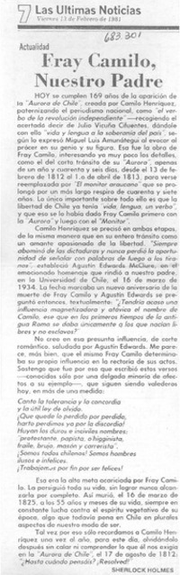 Fray Camilo, nuestro padre