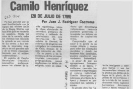 Camilo Henríquez (20 de julio de 1769)