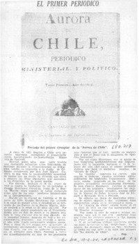 El primer periódico