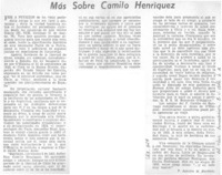 Más sobre Camilo Henríquez