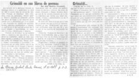 Grimaldi en sus libros de poemas