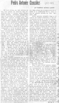 Pedro Antonio González