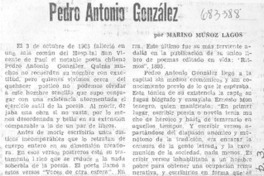 Pedro Antonio González