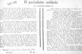 El periodista-soldado