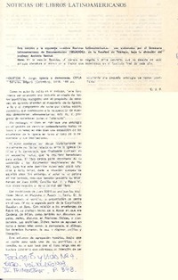 Noticias de libros latinoamericanos