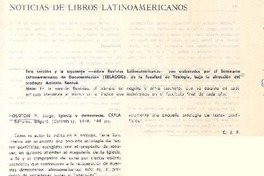 Noticias de libros latinoamericanos
