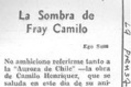 La sombra de Fray Camilo