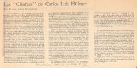 Las "Charlas" de Carlos Luis Hübner