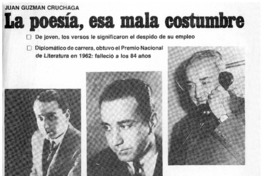 LA poesía, esa mala costumbre