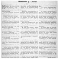 Hombres y letras