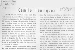 Camilo Henríquez.