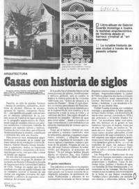 Casas con historia de siglos