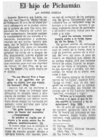 El hijo de Pichamán