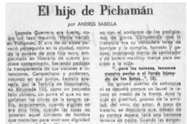 El hijo de Pichamán