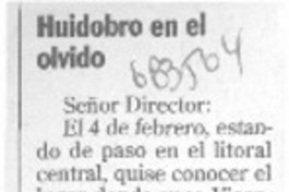 Huidobro en el olvido