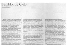 Temblor del cielo