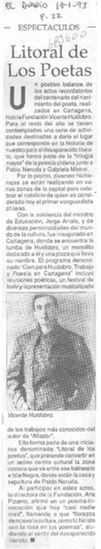 Litoral de los poetas.