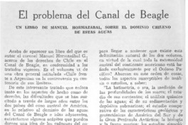 El problema del Canal de Beagle.