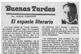 El espacio literario