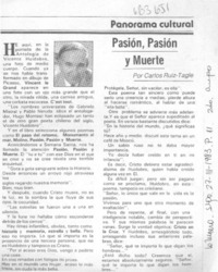 Pasión, pasión y muerte
