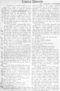 Crónica literaria