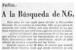 A la búsqueda de N.G.