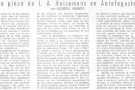 Una pieza de L. A. Heiremans en Antofagasta