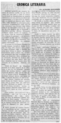 Crónica literaria