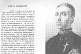 Camilo Henríquez.