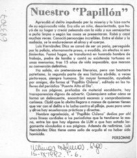Nuestro "Papillón"